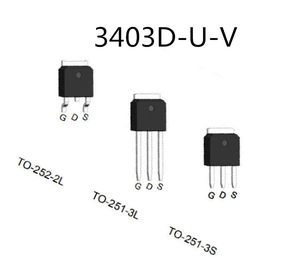 ساختار عمودی ترانزیستور 3403D-UV ترانزیستور Linear Power Mos Effect Structure