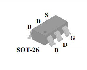 صفحه تنظیم کننده ولتاژ آیسی AP2602GY-HF FR4 2W 30A SOT-26